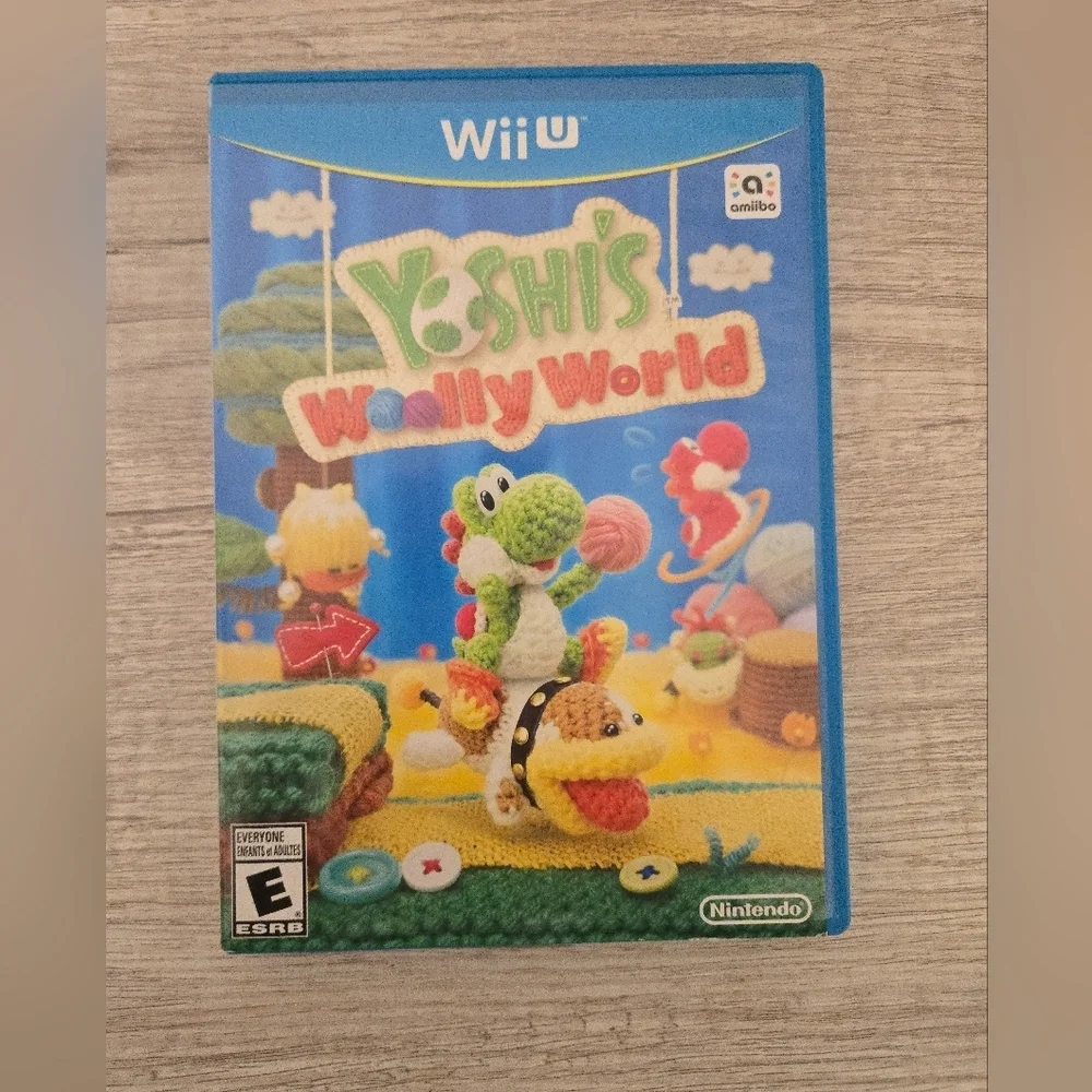 Yoshi's Woolly World (Wii U, 2015) Video Game No Manual Has Insert